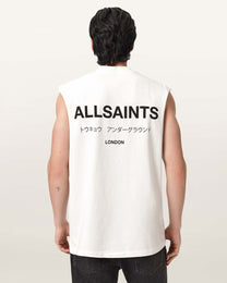 Seashell גופיה לגברים Underground Sl Crew ALLSAINTS