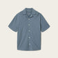 Slate Gray חולצה מכופתרת קצרה לגברים Robson ALLSAINTS
