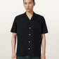 Black חולצה מכופתרת קצרה לגברים Relaxed Shirt ALLSAINTS
