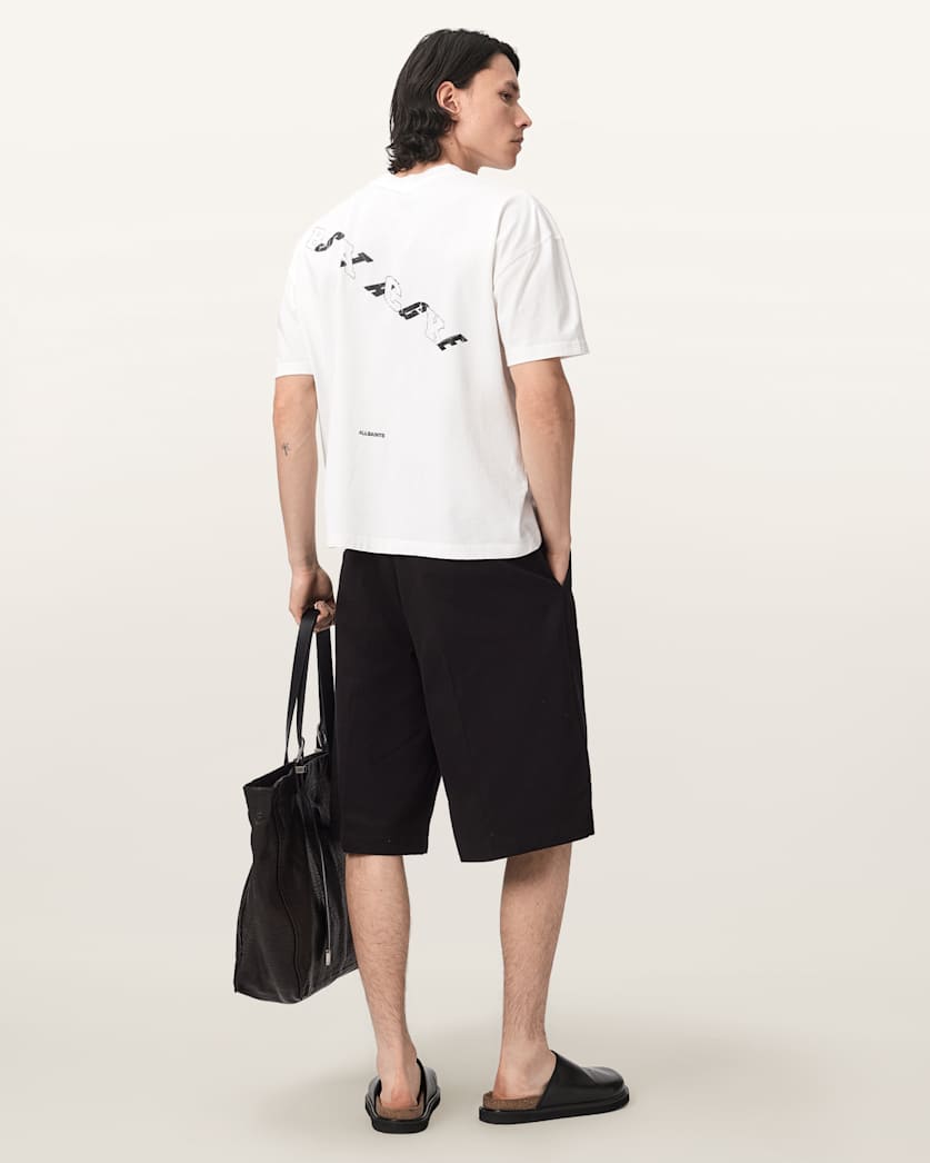 Seashell מכנסיים קצרים לגברים Castro Short ALLSAINTS