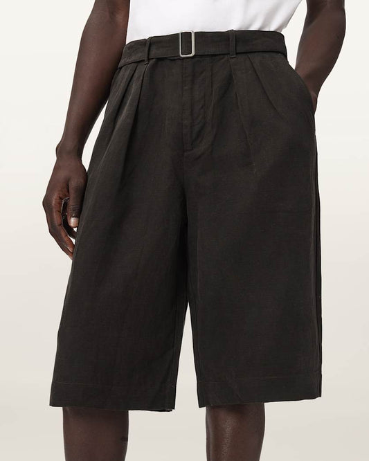 Dark Slate Gray שורטס פשתן לגברים Marko ALLSAINTS