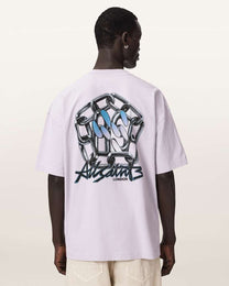 Seashell טי שירט קצרה לגברים Affix Ss Crew ALLSAINTS