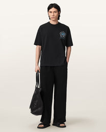 Seashell טי שירט קצרה לגברים Affix Ss Crew ALLSAINTS