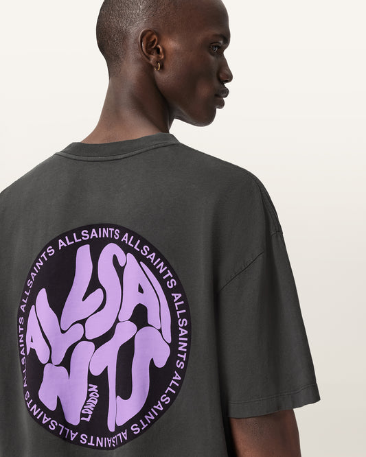 Dark Slate Gray טי שירט קצרה Distortion ALLSAINTS