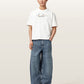 Antique White טי שירט קצרה לגברים Angelino ALLSAINTS