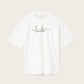White Smoke טי שירט קצרה לגברים Angelino ALLSAINTS