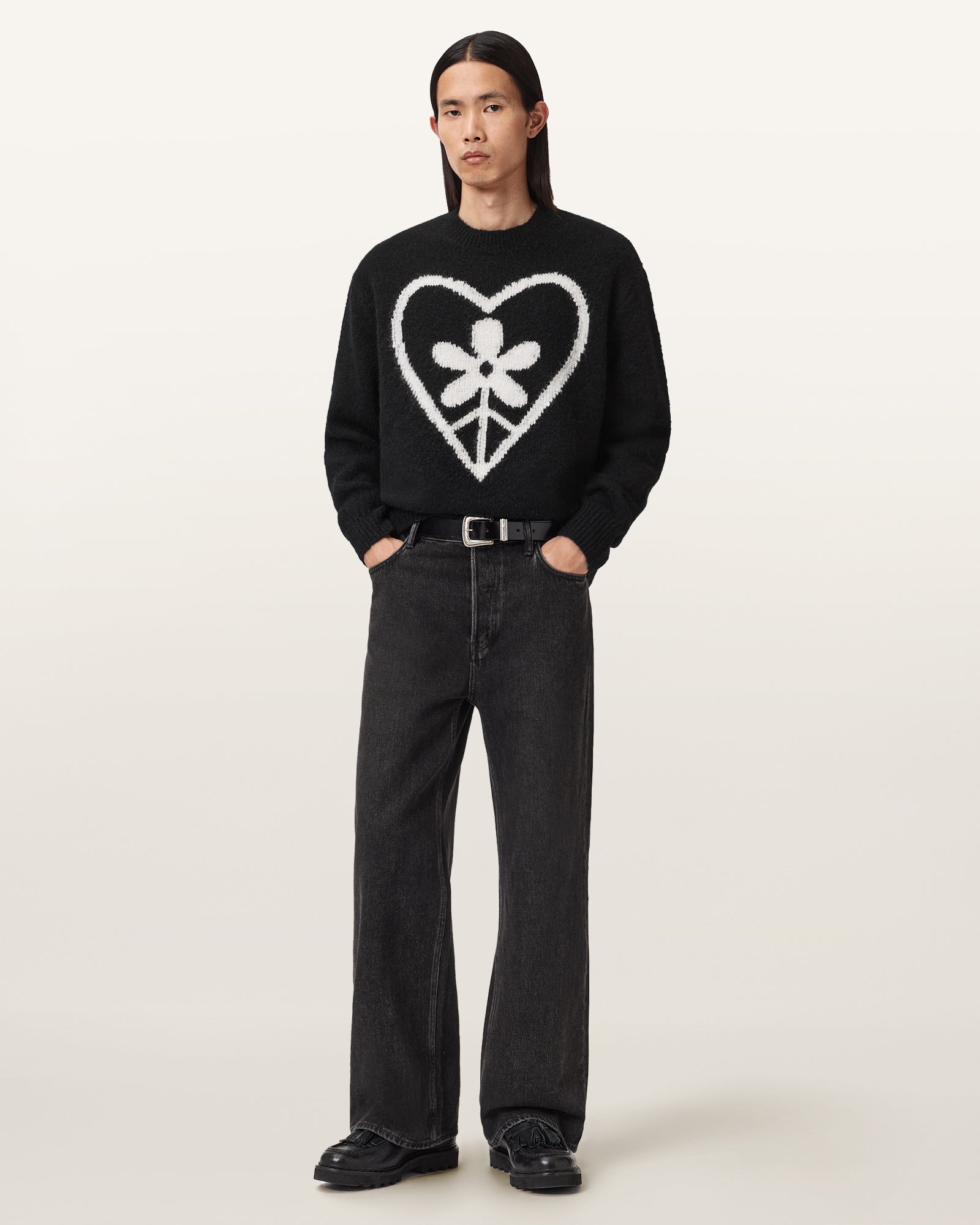 Beige סוודר לגברים Finden ALLSAINTS