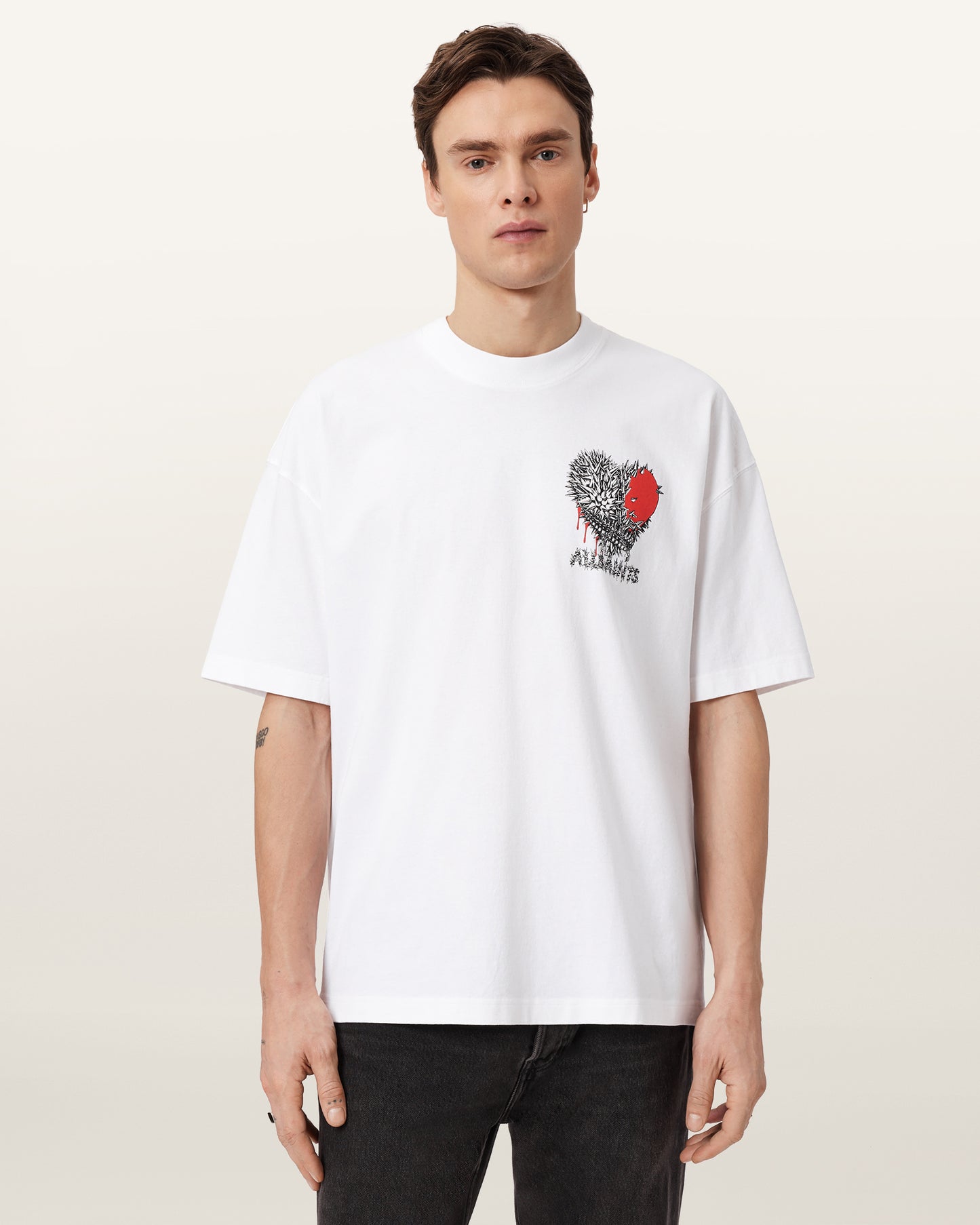 Seashell טי שירט קצרה לגברים Chaste ALLSAINTS