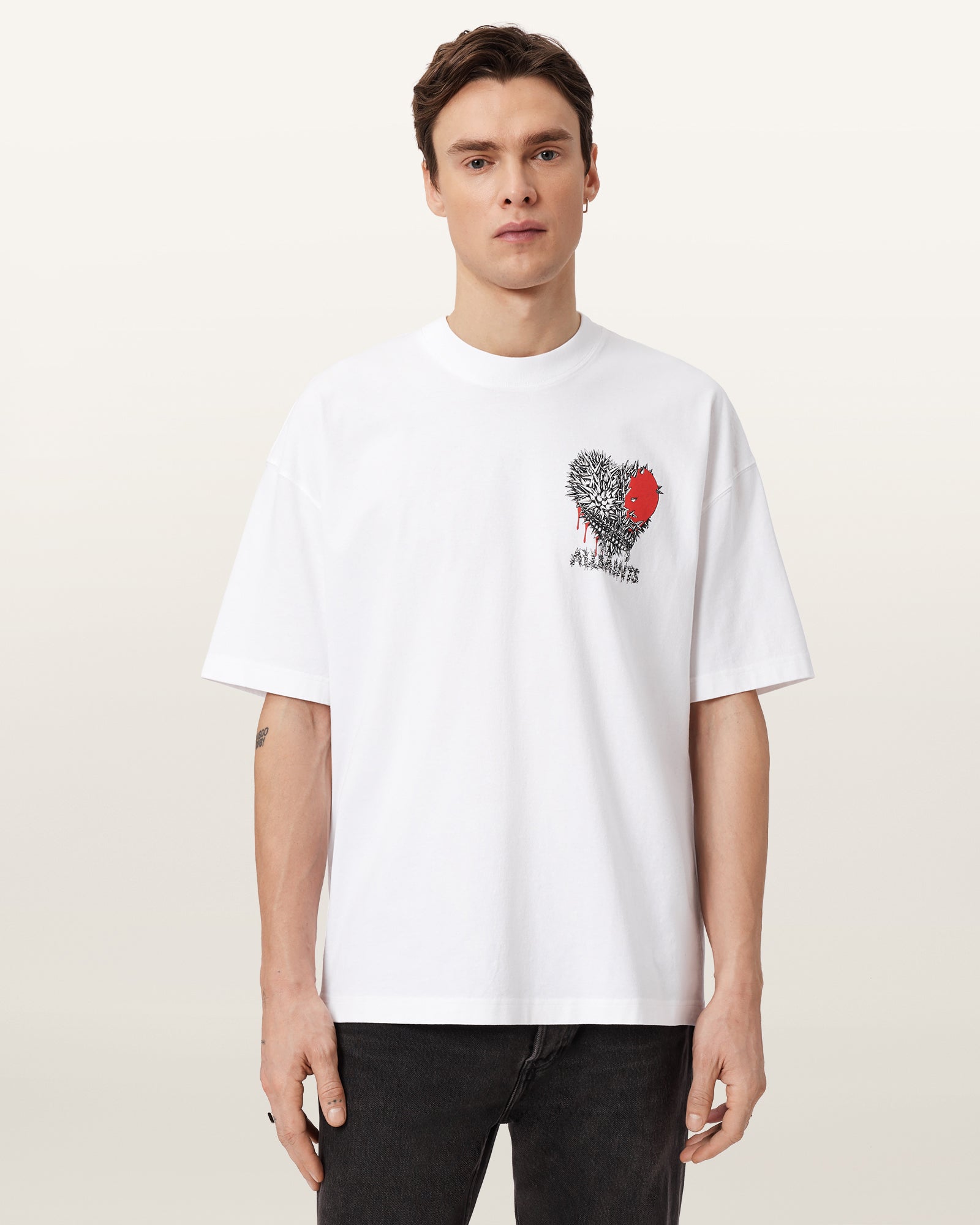 Seashell טי שירט קצרה לגברים Chaste ALLSAINTS