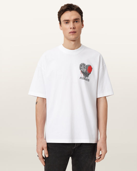 Seashell טי שירט קצרה לגברים Chaste ALLSAINTS