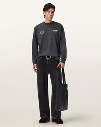 Seashell טי שירט ארוכה לגברים Oversized Sweat ALLSAINTS