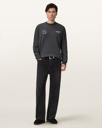 Seashell טי שירט ארוכה לגברים Oversized Sweat ALLSAINTS