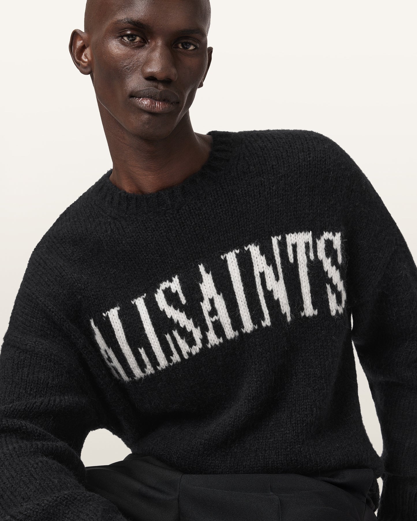 Black סוודר לגברים Stokes ALLSAINTS