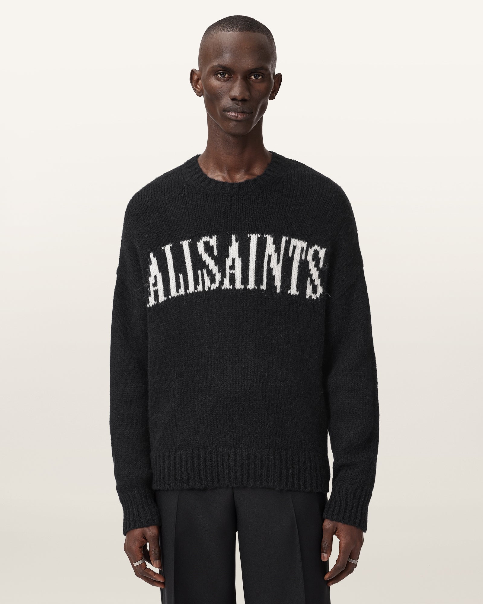 Beige סוודר לגברים Stokes ALLSAINTS