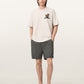 Antique White טי שירט קצרה לגברים Cacti Ss Crew ALLSAINTS