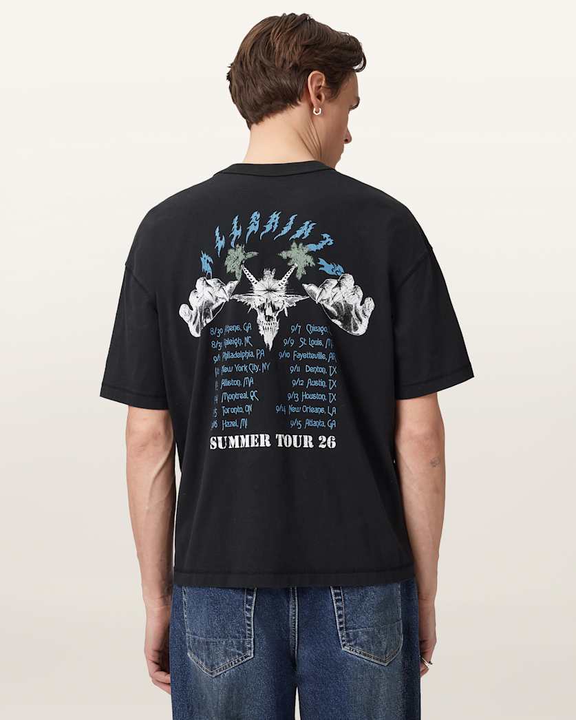 Seashell טי שירט קצרה  לגברים Palm ALLSAINTS