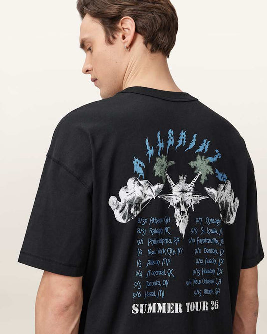 Seashell טי שירט קצרה  לגברים Palm ALLSAINTS