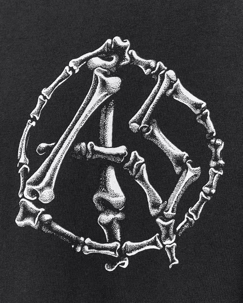 Dark Slate Gray טי שירט קצרה לגברים Anatomica ALLSAINTS