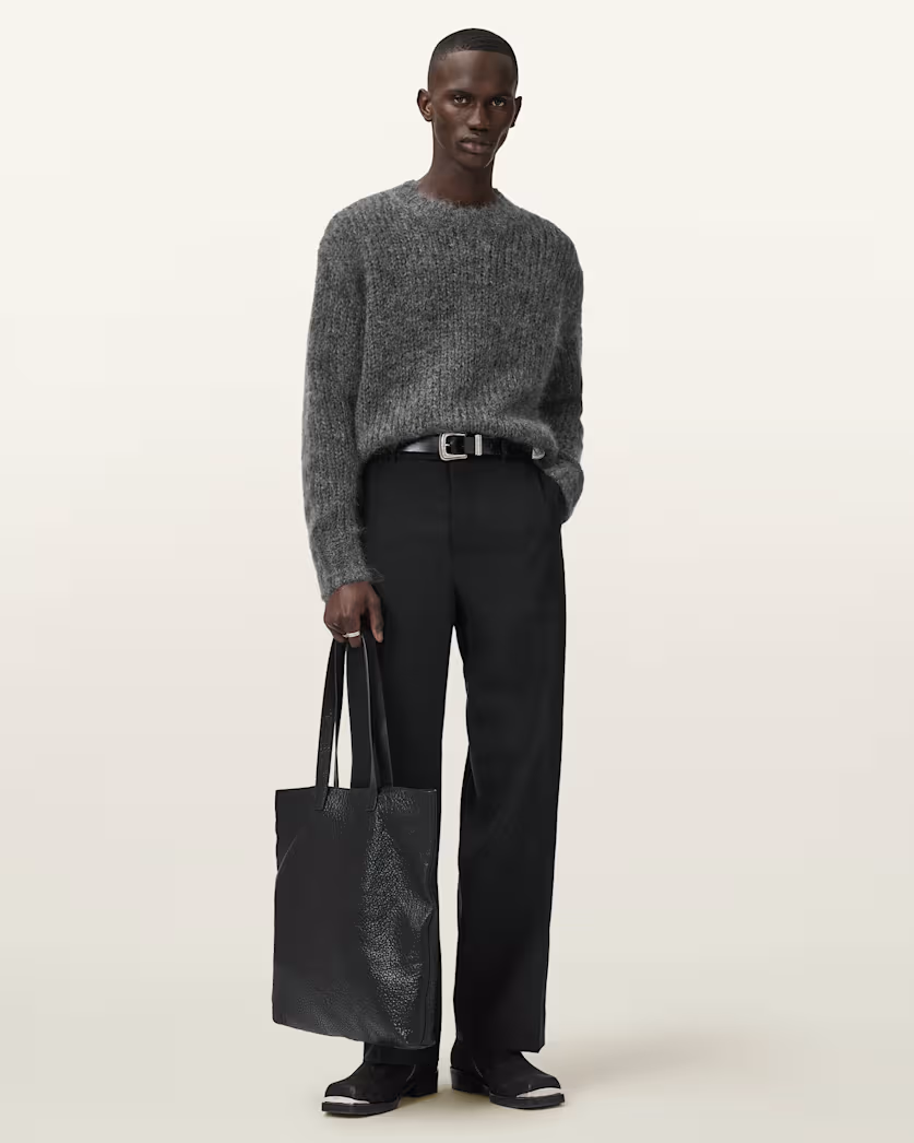 Dark Slate Gray סוודר לגברים Myles ALLSAINTS