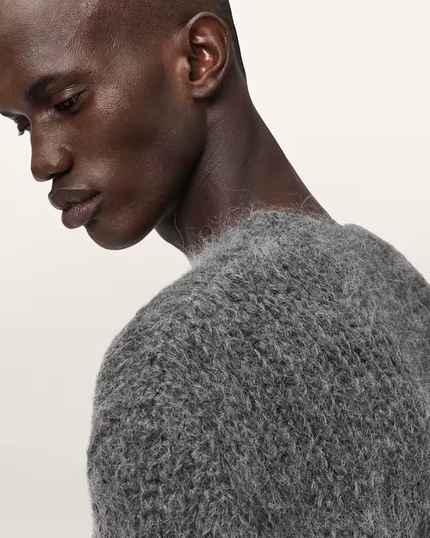 Dark Slate Gray סוודר לגברים Myles ALLSAINTS