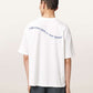 White Smoke טי שירט קצרה לגברים Spun ALLSAINTS