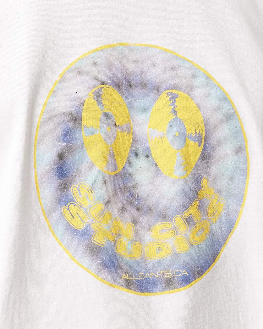 Lavender טי שירט קצרה לגברים Spun ALLSAINTS