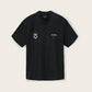 Black טי שירט קצרה לגברים Spinner ALLSAINTS
