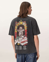 Seashell טי שירט אוברסייז לגברים Roque ALLSAINTS
