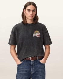 Seashell טי שירט אוברסייז לגברים Roque ALLSAINTS