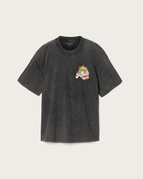 Dark Slate Gray טי שירט אוברסייז לגברים Roque ALLSAINTS