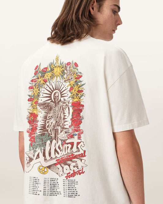 Seashell טי שירט אוברסייז לגברים Roque ALLSAINTS