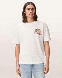 Lavender טי שירט אוברסייז לגברים Roque ALLSAINTS