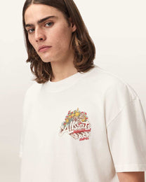 Misty Rose טי שירט אוברסייז לגברים Roque ALLSAINTS