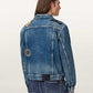 Seashell ז׳קט ג׳ינס Slim לגברים Exile ALLSAINTS