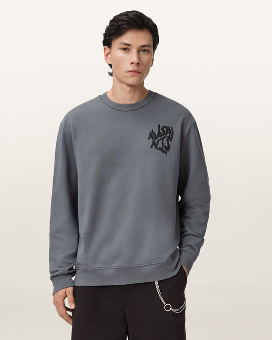 Dark Slate Gray סווטשירט לגברים Orlando ALLSAINTS