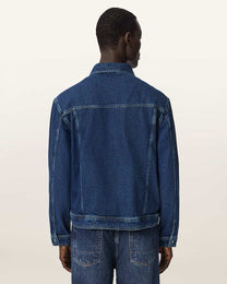 Seashell ז׳קט ג׳ינס Boxy לגברים Cast ALLSAINTS