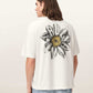 Seashell טי שירט גרפית אוברסייז לגברים Petals ALLSAINTS