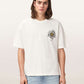 Seashell טי שירט גרפית אוברסייז לגברים Petals ALLSAINTS