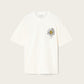 White Smoke טי שירט גרפית אוברסייז לגברים Petals ALLSAINTS