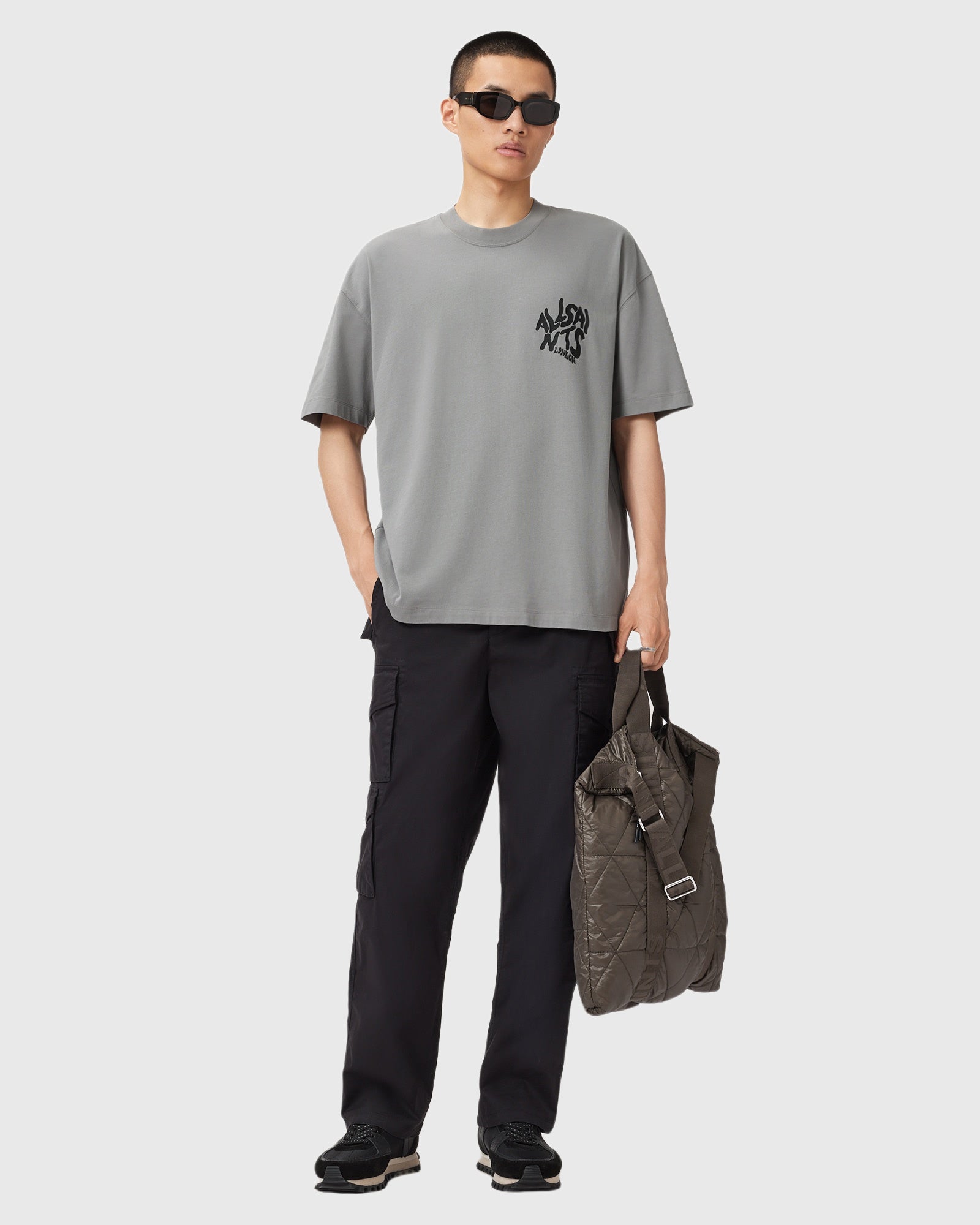 Lavender טי שירט קצרה לגברים Orlando ALLSAINTS