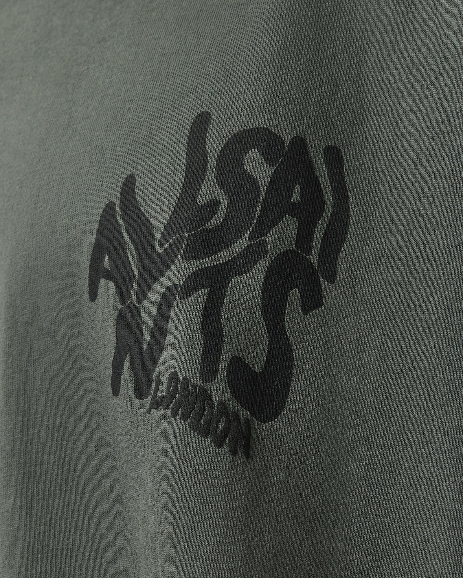 Dim Gray טי שירט קצרה לגברים Orlando ALLSAINTS