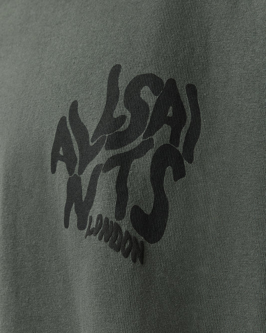 Dim Gray טי שירט קצרה לגברים Orlando ALLSAINTS