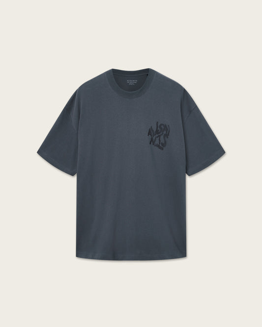 Beige טי שירט קצרה לגברים Orlando ALLSAINTS