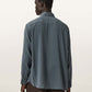 Dark Slate Gray חולצה מכופתרת לגברים Carlyle ALLSAINTS