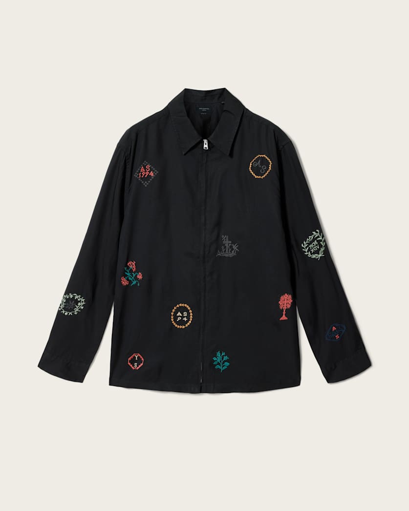 Black ג'קט לגברים Laurel ALLSAINTS