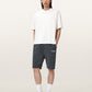 Antique White מכנסיים קצרים לגברים Emblem Sweatshort ALLSAINTS