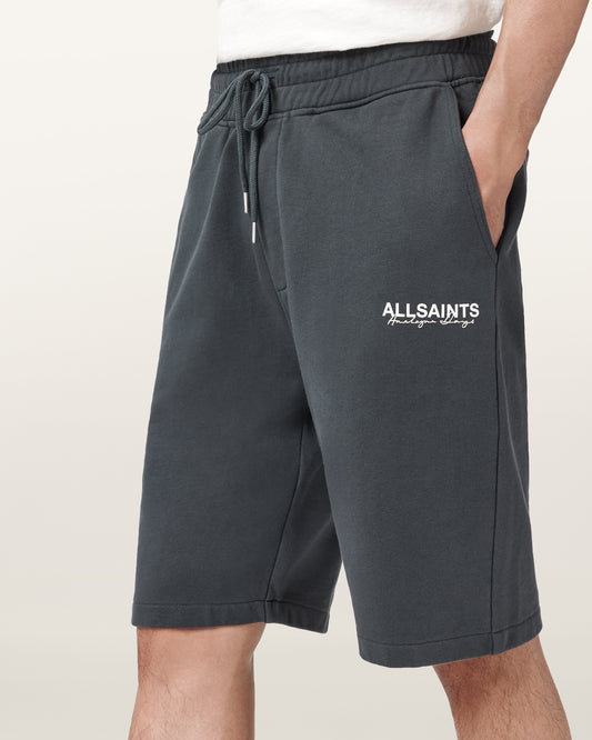 Dark Slate Gray מכנסיים קצרים לגברים Emblem ALLSAINTS