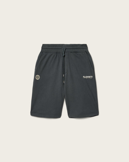 Dark Slate Gray מכנסיים קצרים לגברים Emblem ALLSAINTS