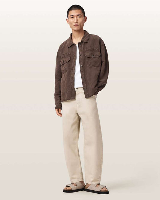 Antique White ג׳ינס לגברים Orbit - Barrel Fit ALLSAINTS