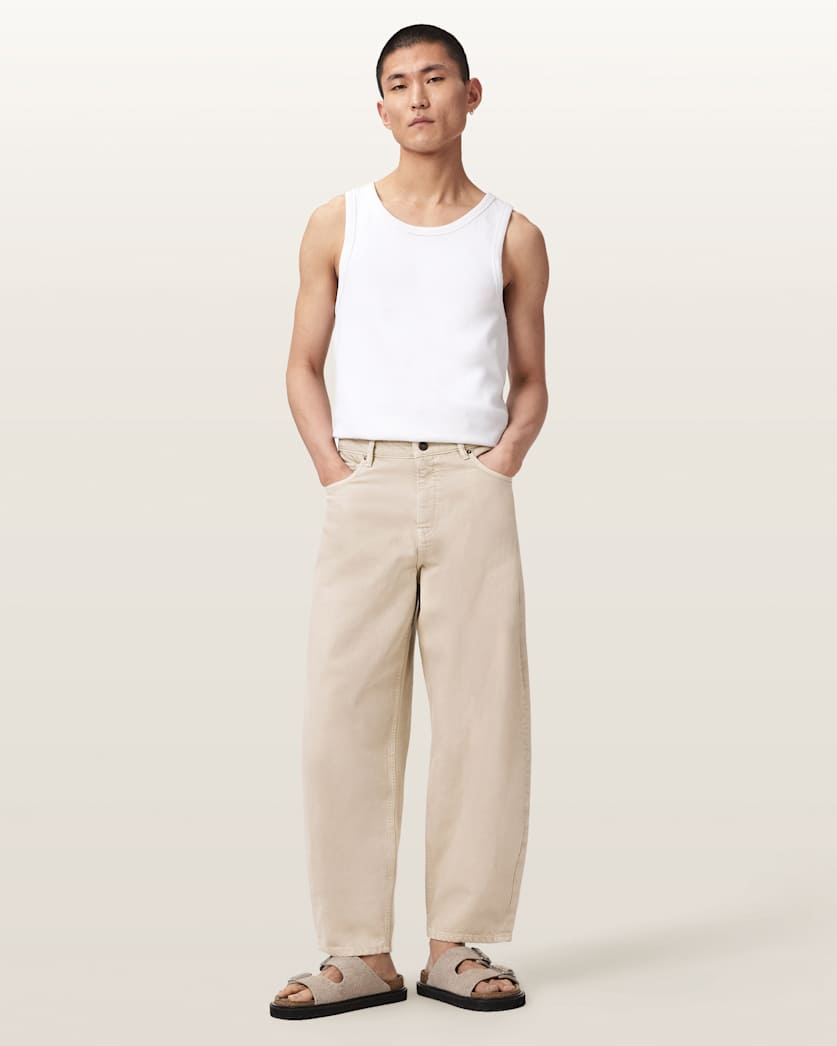 Antique White ג׳ינס לגברים Orbit - Barrel Fit ALLSAINTS